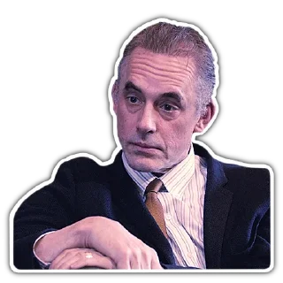 🙎‍♂️ emoji Jordan B Peterson Telegram sticker 21 of 44