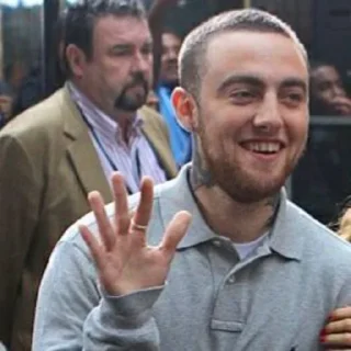 ✋ emoji Mac Miller 1 Telegram sticker 8 of 19