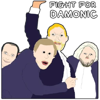 🤝 emoji Damonic&frens Telegram sticker 22 of 48
