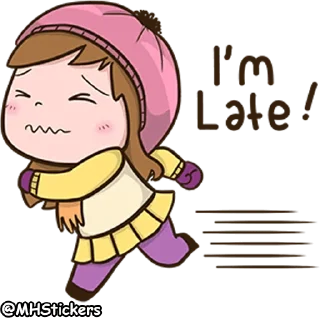 🏃‍♂️ emoji @MHStickers Scarf Girl Telegram sticker 23 of 41