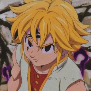 ⚡️ emoji Meliodas @hukagenaruto Telegram sticker 15 of 33