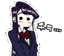 😶 emoji Komi-san Telegram sticker 19 of 40
