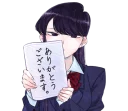 🙏 emoji Komi-san Telegram sticker 1 of 40