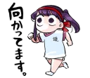 🏃‍♀️ emoji Komi-san Telegram sticker 6 of 40