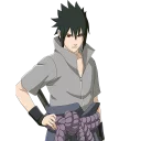 😐 emoji Uchiha Sasuke Telegram sticker 23 of 91