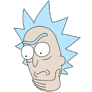 🤔 emoji Rick and Morty by @TheYehudi Telegram sticker 5 of 119