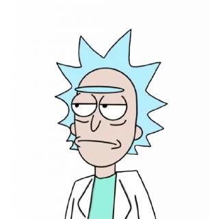 😒 emoji Rick and Morty by @TheYehudi Telegram sticker 17 of 119