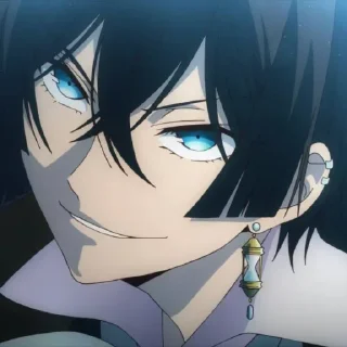 😏 emoji Vanitas @StickersofAnime Telegram sticker 19 of 119
