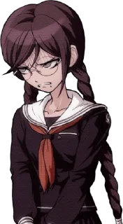Sticker from Toko Fukawa faces