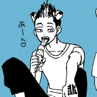🛹 emoji Kazutora kinnie things @FaceMyself Telegram sticker 24 of 120
