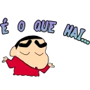 Sticker from Shin-chan en galego