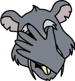 🤦‍♂️ emoji Крыса @modnyashki_vip Telegram sticker 24 of 25
