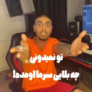 🤬 emoji مشکل داری بیناموس؟ @HipHopTweety Telegram sticker 17 of 49