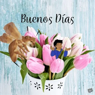 🌸 emoji good morning thank you how are you too Telegram sticker 22 of 30