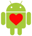 😍 emoji Android AmpliandoApps Telegram sticker 18 of 32