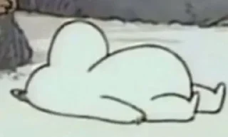 Sticker from Moomin