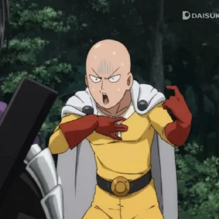 Sticker from One Punch Man | @StickIt