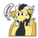 Sticker from Luke Mortora - the Banana Dragon