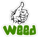 🌴 emoji Weed Telegram sticker 23 of 52