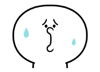 😥 emoji @spoiledrabbits Telegram sticker 9 of 24