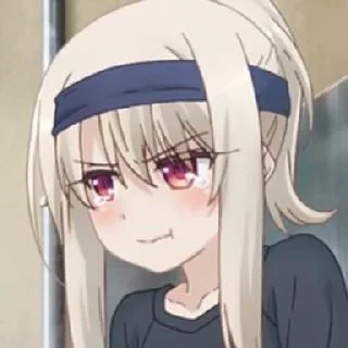 😤 emoji illyasviel @stickerspackanime Telegram sticker 19 of 103
