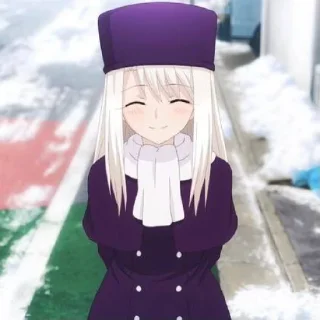 🥰 emoji illyasviel @stickerspackanime Telegram sticker 7 of 103
