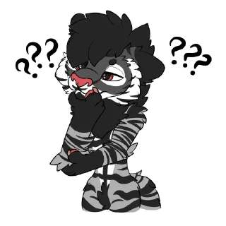 ❓ emoji Furritos (by:@DubwolfCreationsOfficial) Telegram sticker 21 of 63