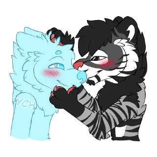 ☺️ emoji Furritos (by:@DubwolfCreationsOfficial) Telegram sticker 22 of 63