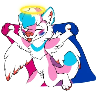 😊 emoji Furritos (by:@DubwolfCreationsOfficial) Telegram sticker 9 of 63