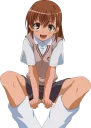 😚 emoji Misaka best Waifu v.2 Telegram sticker 15 of 47