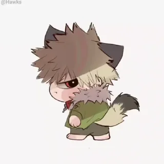 😤 emoji (@Tengen) Bakugou Katsuki Telegram sticker 9 of 45