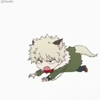 🏃‍♂️ emoji (@Tengen) Bakugou Katsuki Telegram sticker 11 of 45