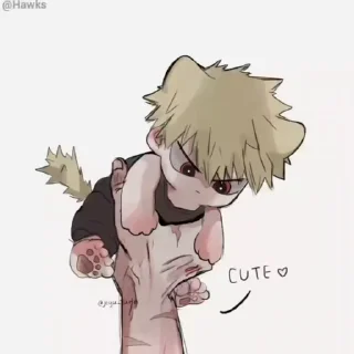 ❤️ emoji (@Tengen) Bakugou Katsuki Telegram sticker 8 of 45