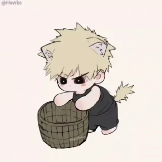 🐾 emoji (@Tengen) Bakugou Katsuki Telegram sticker 5 of 45