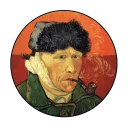 😕 emoji famous paintings Telegram sticker 6 of 22