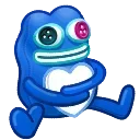 🐸 emoji Plush PePe @BL_ZH ⇄典藏名⇄ @PC66PC⭅NFT礼物☞ @xgdb55 Telegram sticker 9 of 50