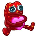 🐸 emoji Plush PePe @BL_ZH ⇄典藏名⇄ @PC66PC⭅NFT礼物☞ @xgdb55 Telegram sticker 4 of 50