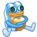 🐸 emoji Plush PePe @BL_ZH ⇄典藏名⇄ @PC66PC⭅NFT礼物☞ @xgdb55 Telegram sticker 22 of 50