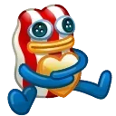 🐸 emoji Plush PePe @BL_ZH ⇄典藏名⇄ @PC66PC⭅NFT礼物☞ @xgdb55 Telegram sticker 21 of 50