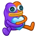 🐸 emoji Plush PePe @BL_ZH ⇄典藏名⇄ @PC66PC⭅NFT礼物☞ @xgdb55 Telegram sticker 24 of 50