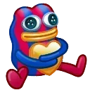 🐸 emoji Plush PePe @BL_ZH ⇄典藏名⇄ @PC66PC⭅NFT礼物☞ @xgdb55 Telegram sticker 18 of 50