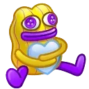 🐸 emoji Plush PePe @BL_ZH ⇄典藏名⇄ @PC66PC⭅NFT礼物☞ @xgdb55 Telegram sticker 23 of 50