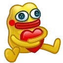 🐸 emoji Plush PePe @BL_ZH ⇄典藏名⇄ @PC66PC⭅NFT礼物☞ @xgdb55 Telegram sticker 7 of 50