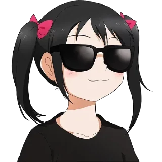 😎 emoji anime kawaii - @mranimetv Telegram sticker 8 of 89