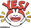 👍 emoji @MHStickers Spoiled Rabbit Useful Talk Telegram sticker 17 of 41