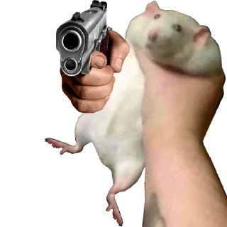 🔫 emoji Take this rat! Telegram sticker 9 of 30