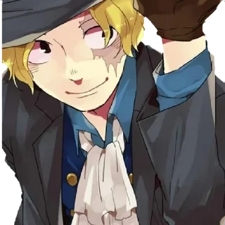 😏 emoji 💛Sabo💛 Telegram sticker 9 of 29