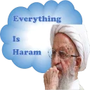 😂 emoji This pack is Haram Telegram sticker 7 of 12