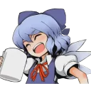 🍺 emoji Cirno⑨ Telegram sticker 13 of 31