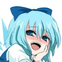 😏 emoji that one smug cirno picture Telegram sticker 13 of 120
